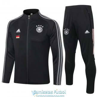 Alemania Chaqueta Black + Pantalon 2020-2021